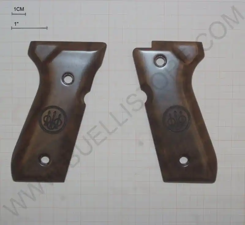 beretta ricambio guancette in legno, guancette bassorilievo