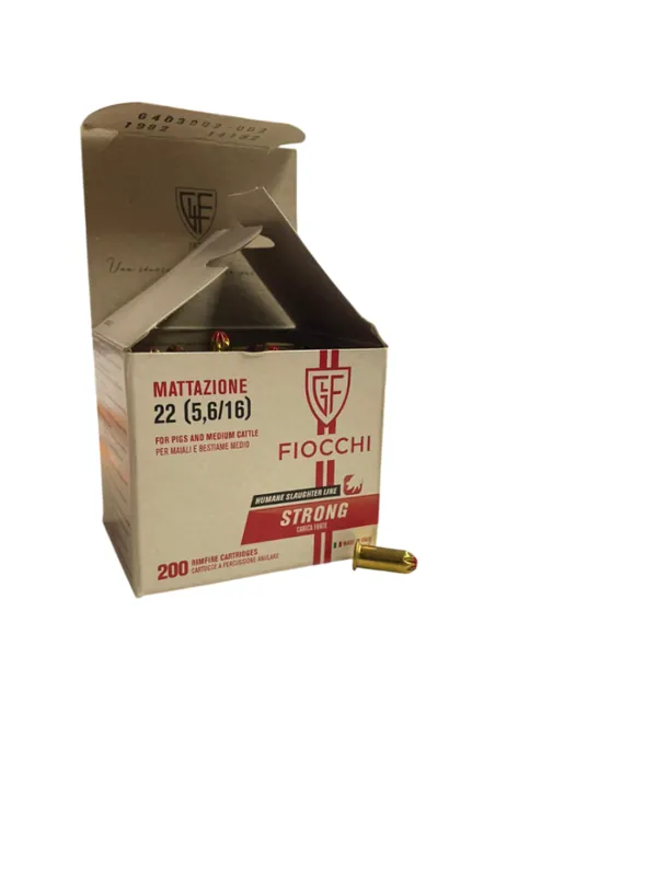 cartucce mattazione, pallottole per la mattazione, pallottole macellazione, pallottola per pistola mattazione