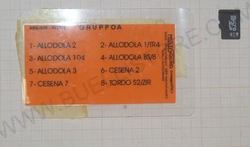 scheda di memoria 8 canti per multisound hp24