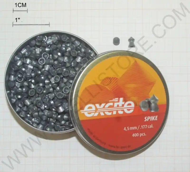 H&N PIOMBINI EXCITE SPIKE CAL,4.5 400PZ 0.55 GRAMMI