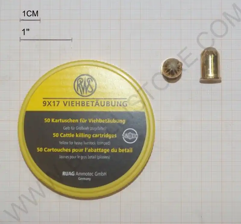 cartucce per mattazione rws calibro 9x17