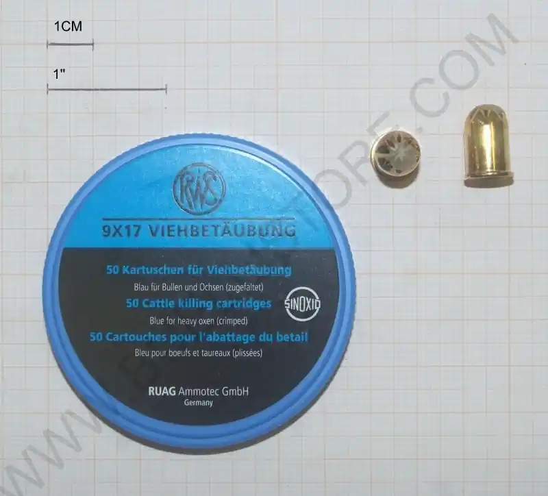 cartucce per mattazione rws calibro 9x17
