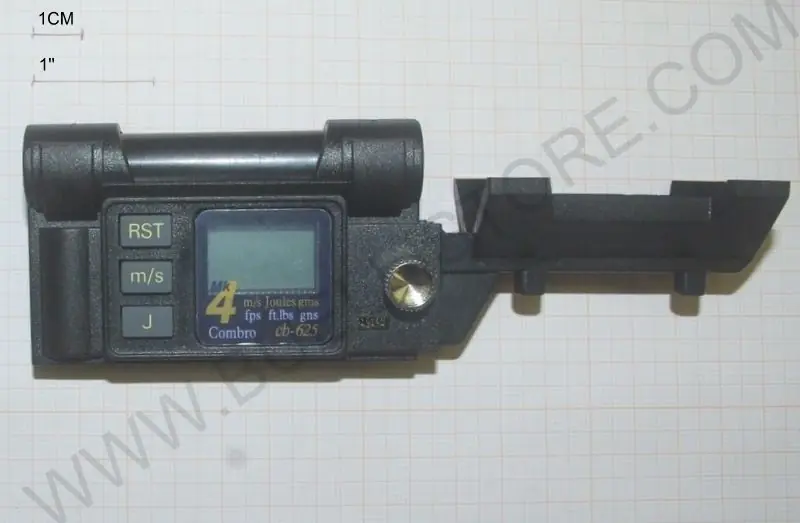 anschutz 547 cronografo digitale compatto per aria compressa calibro 4.5