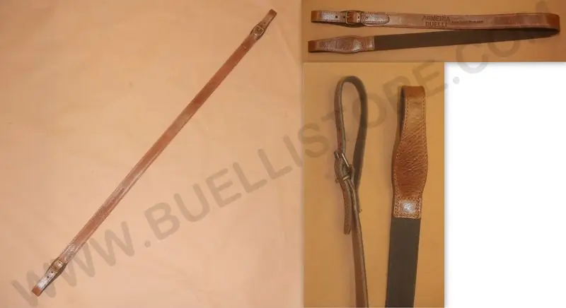 tracolla in pelle per fucile
