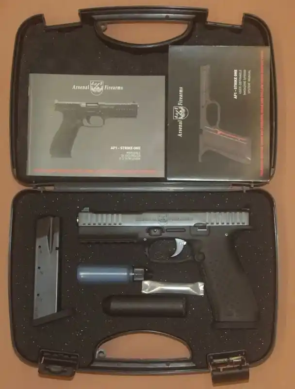 arsenal firearms strike one af1 nera 9x21