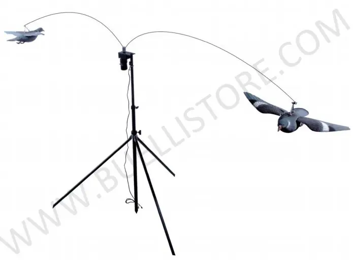 giostra per colombacci in volo, gioco per colombacci, accessori per la caccia del colombaccio,