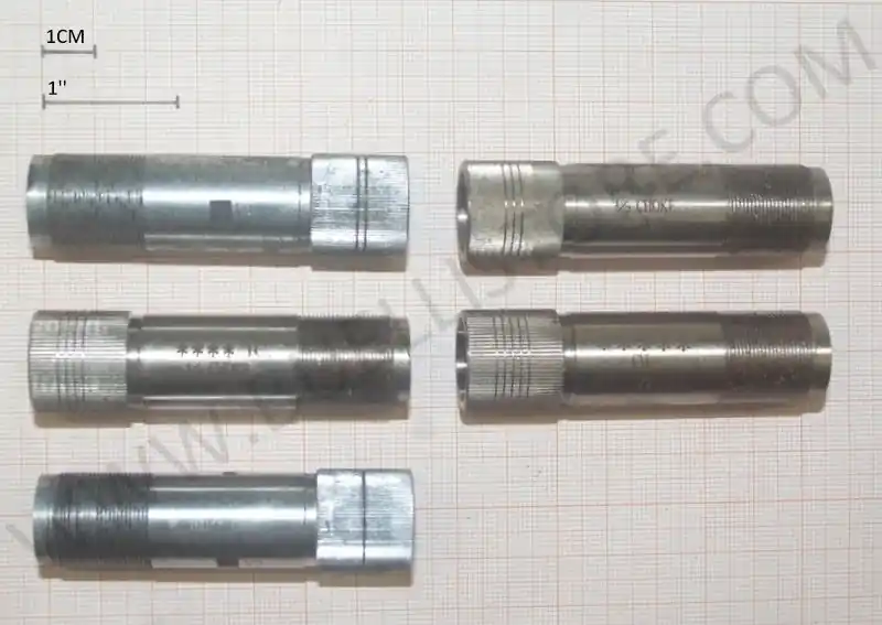 strozzatori hatsan set 5 strozzatori per calibro 20 / 76 con filetto v2