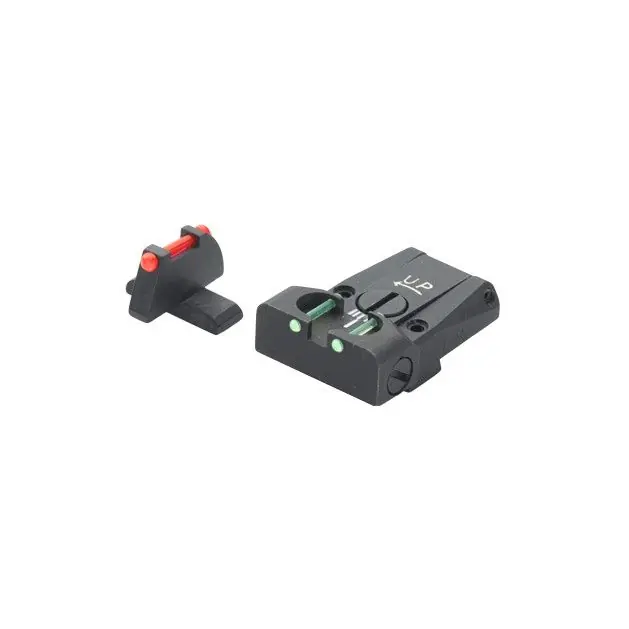 lpa tacca di mira regolabile e mirino in fibra ottica per sig sauer p220 / 225 / 226 / 228