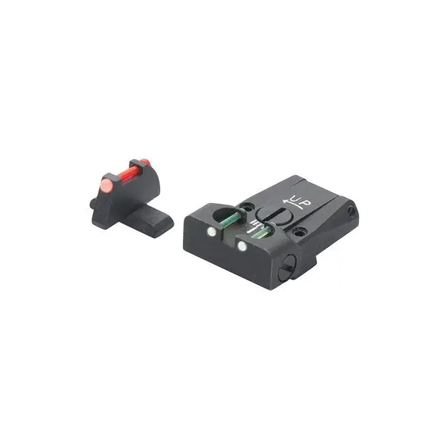 lpa tacca di mira regolabile e mirino in fibra ottica per springfield xs
