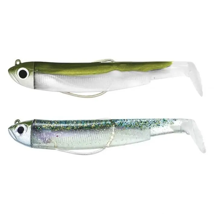 black minnow double combo 3gr kaki ghost minnow