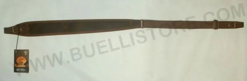 artipel tracolla in pelle per carabine con neoprene antiscivolo