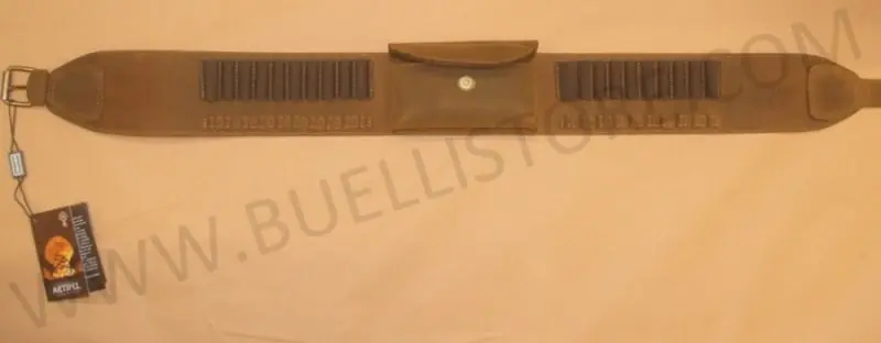 artipel cartuccera in pelle per carabina con tasca e 20 celle per cal. 223