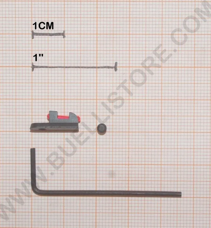 mirino custom con fibra ottica per tutte le versioni con mirino a coda di ronodine