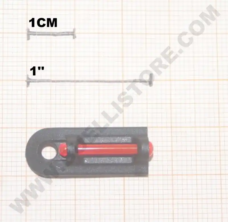 benelli ricambio mirino in fibra ottica rossa per beccaccia supreme