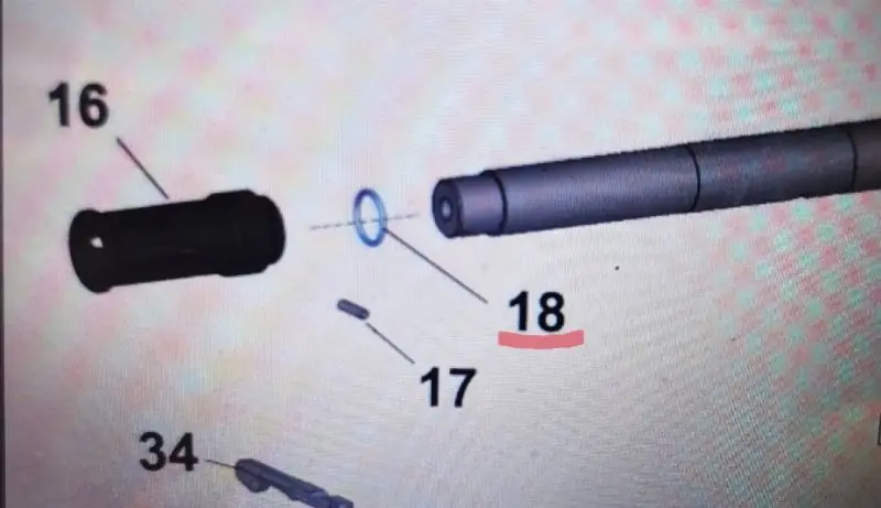 beretta ricambio guarnizione o ring carabina arx