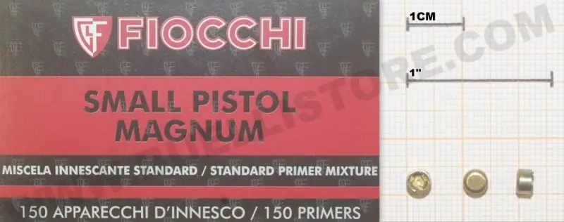 fiocchi inneschi small pistol magnum
