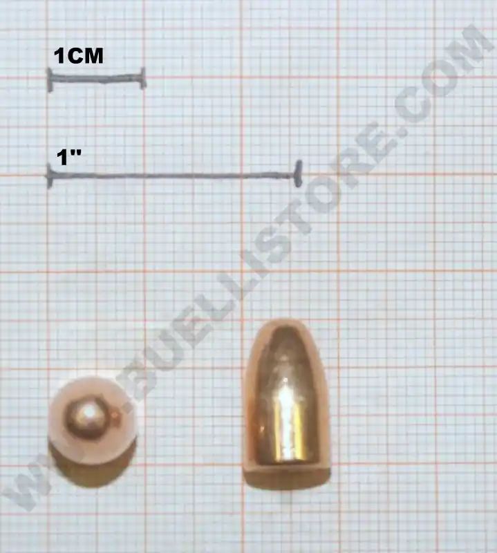 cheddite palle fmj 9x21 124 grani