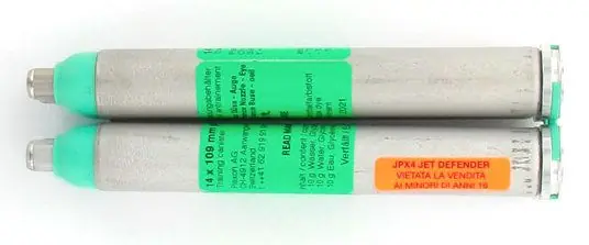 jpx piexon cartuccia da addestramento per ricarica pistola jpx4