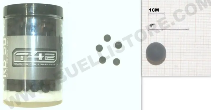 umarex t4e cal. 50 - sfere in gomma calibro 50 - 500 pz