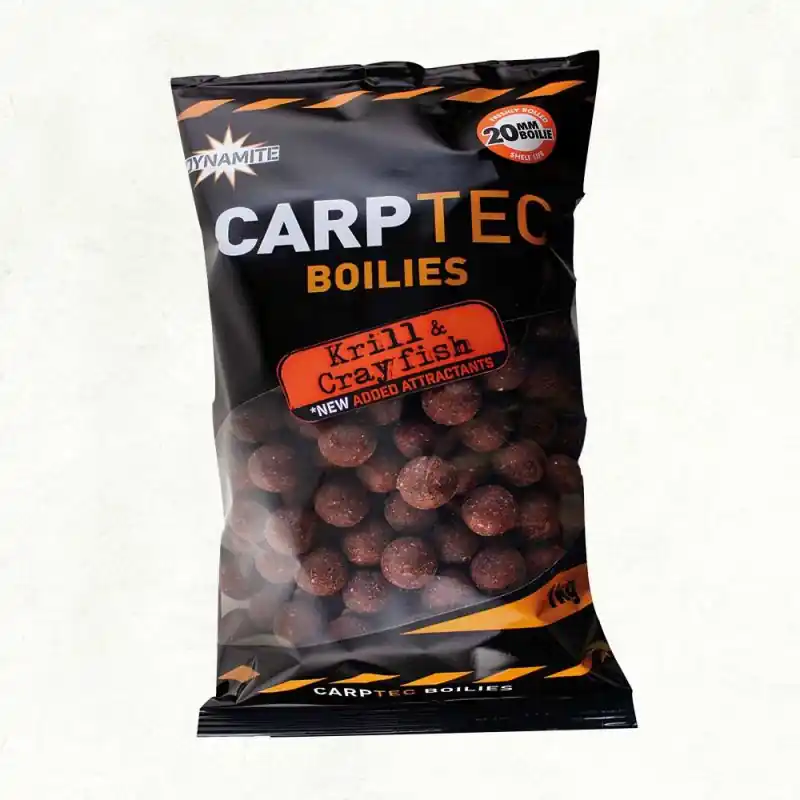 dynamite baits krill crayfish carp tec 15 mm,
