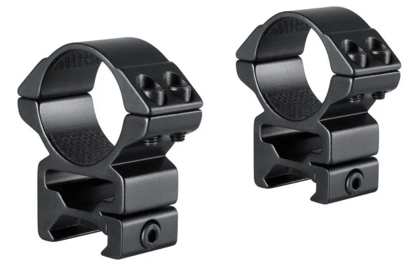 hawke match ring mounts - anelli per ottiche con tubo da 30 mm per slitte weaver- profilo alto