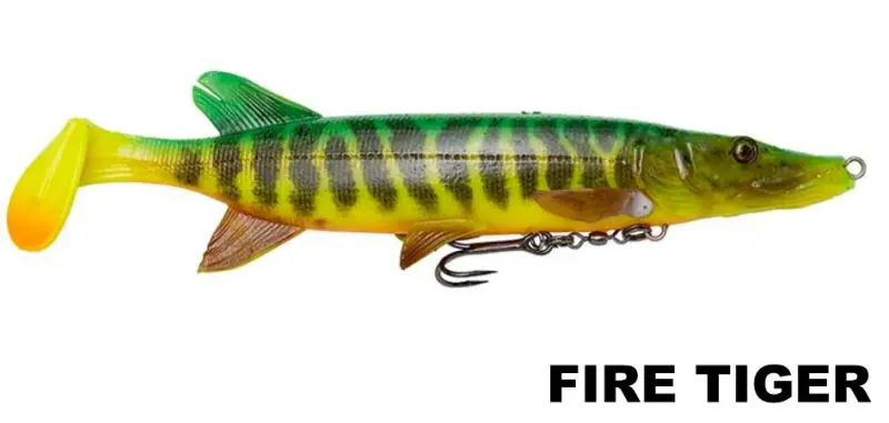 savage gear 4d pike shad 20 cm 65 grammi fire tiger