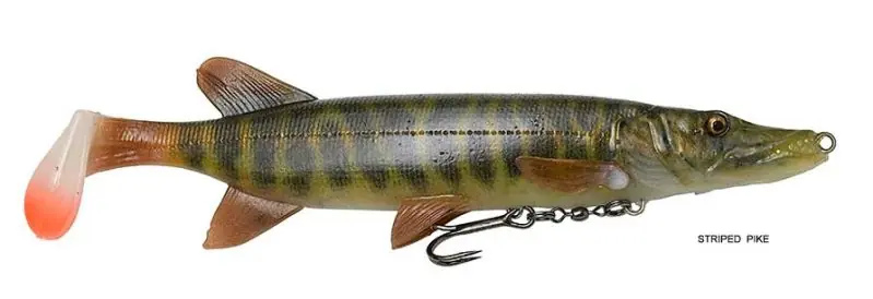 savage gear 4d pike shad 20 cm 65 grammi