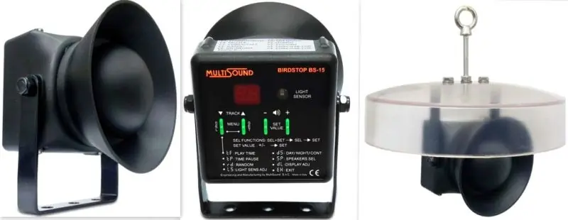 scaccia uccelli multisuond bird stop BS-15/S