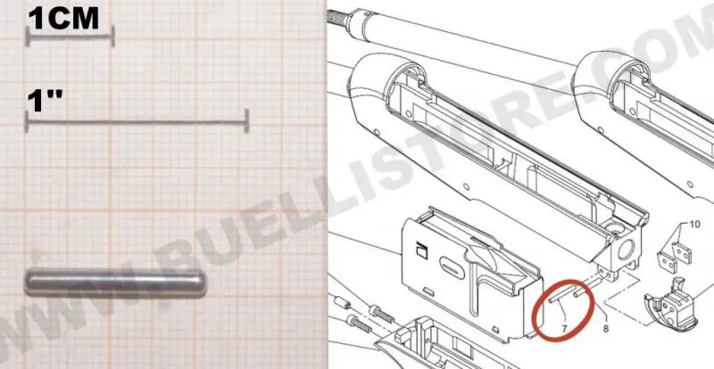 BENELLI ARMI - RICAMBIO PERNO PER ARGO & R1