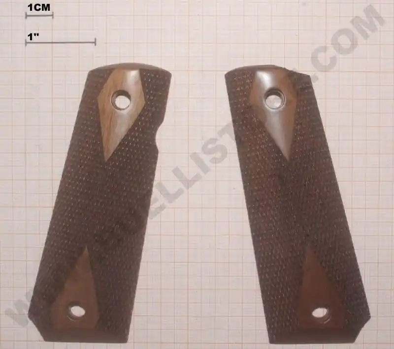 guancette in legno di noce per colt 1911