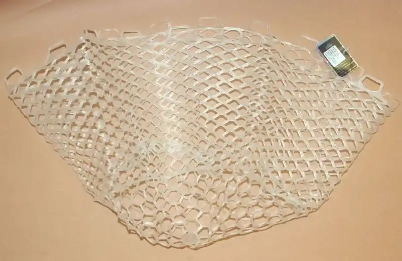 rete gommata di ricambio per testa guadino con diametro da 45 cm, rete gommata