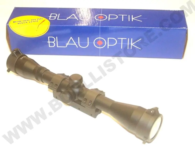 blauoptik ottica ingrandimento fisso 6x40 con tubo da 1" con attacchi per slitta da 11 mm