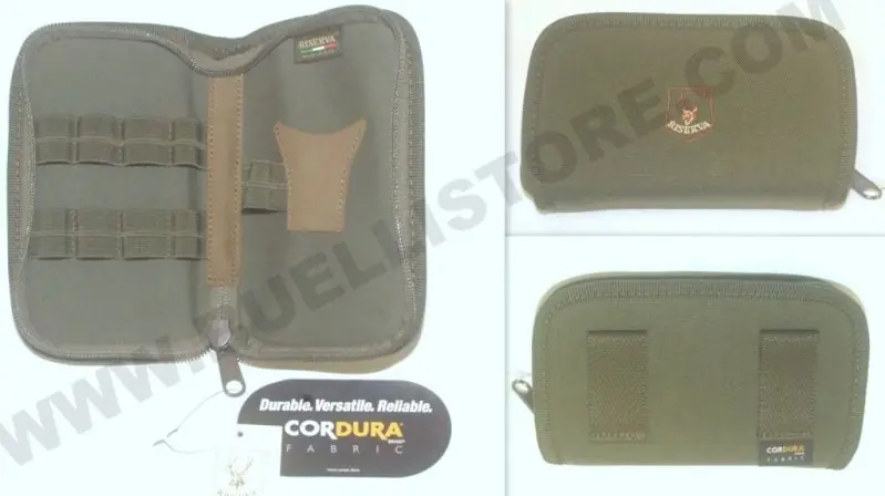 riserva tasca porta strozzatori 9 celle elastiche e porta chiave