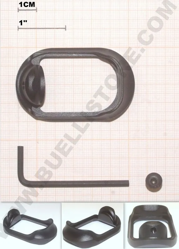 zev - pro magwell -minigonna guancetta per glock 19 generazione 5