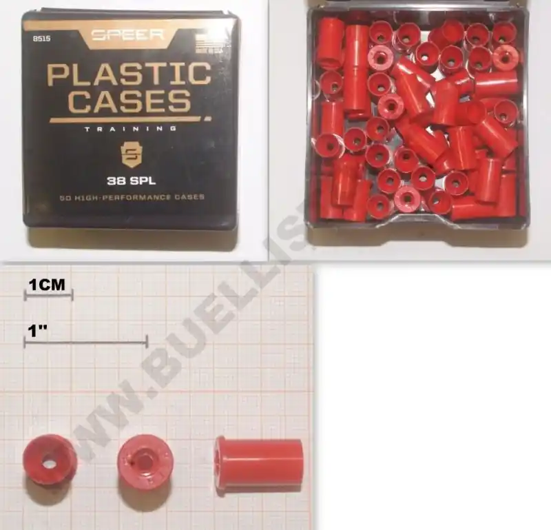 speer bullet plastic cases - bossoli in plastica cal. 38 special