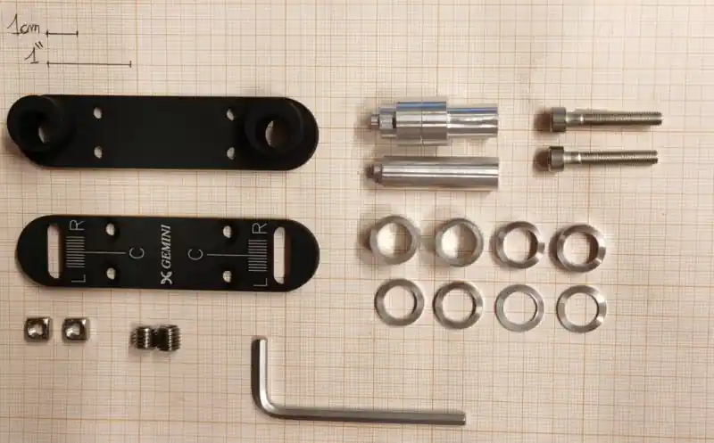 gemini kit regolatore nasello per calciauture nero