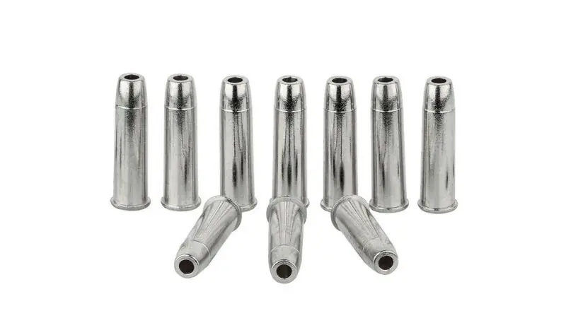 UMAREX - 10 BOSSOLI CAL. 4.5 PORTA DIABOLO PELLET CAL. 4.5 PER PISTOLA COLT SAA . 45 buellistore