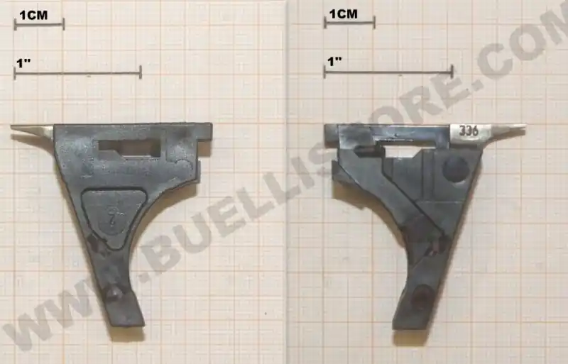 zev blocchetto espulsore per pistole generazione 3 in calibro 9