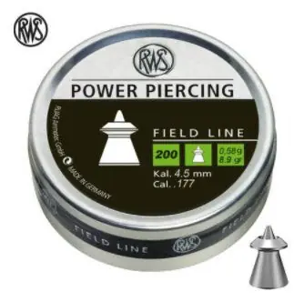rws power piercing cal 4.5 peso 0.58 grammi 200 pz