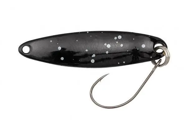 berkley - sukushi trout area spoon 4.4 g black / white 1513371