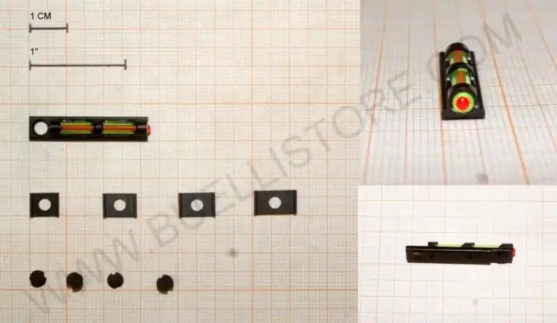 truglo - tru-bead universal mirino in fibra ottica per bindelle