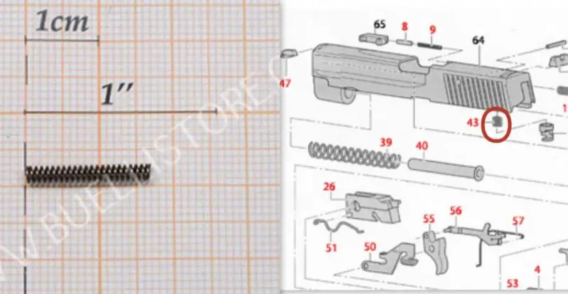 SIG SAUER - P226 - SAFETY LOCK SPRING