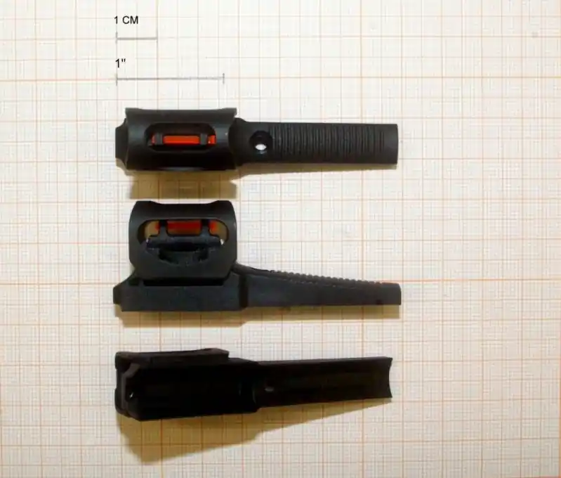 umarex ricambio assieme mirino in fibra ottica rossa per carabine hammerli 850 magnum