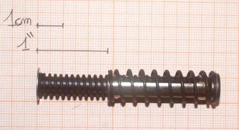 glock ricambio molla recupero assemblata per 29 - 29sf - 29 generazione 4 - 30 - 30 sf - 30 s - generazione 4