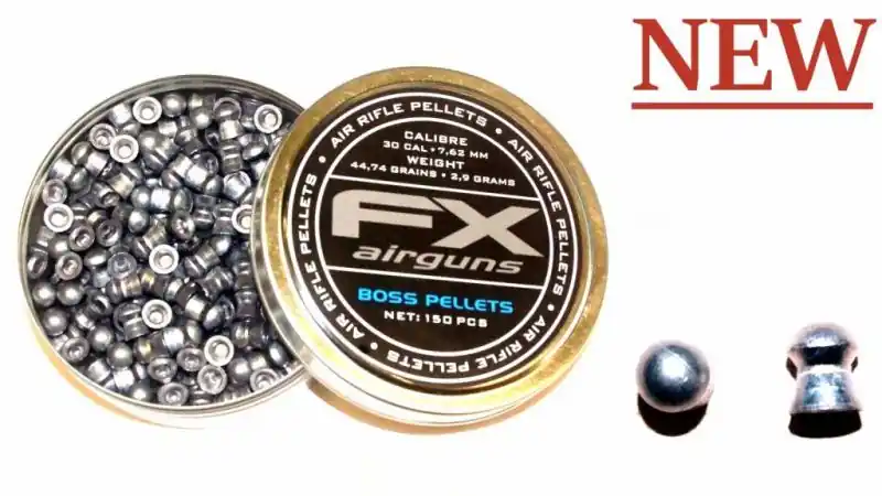 fx airguns - piombini calibrati cal. 7.62 peso 2.90 grammi - 150 pz