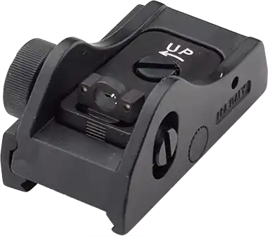 lpa sight adjustbale rear sight with tritum fiber