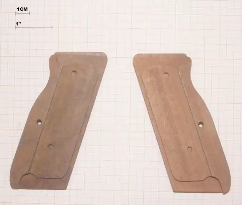 tanfoglio guancette in legno standard fusto small per modelli p21l - gt21 - gt - combat standard - combat sport