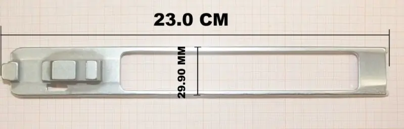 yildiz ricambio guida carrello tipo vecchio - lunghezza 23 cm - ricambio non più‘ prodotto