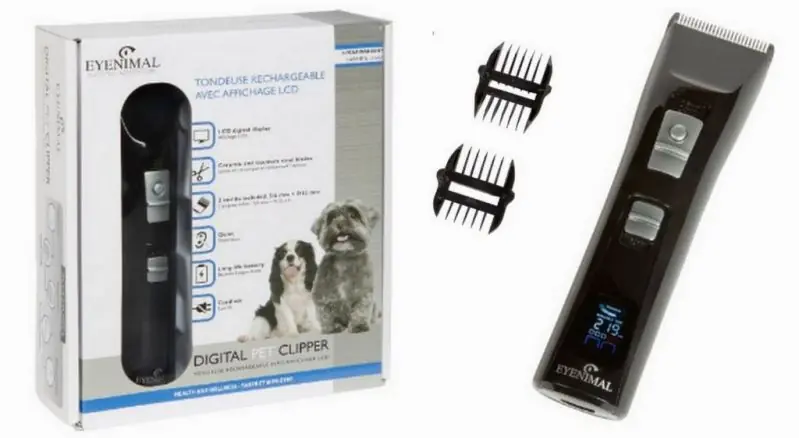 tosatrice ricaricabile per cani con spia lcd