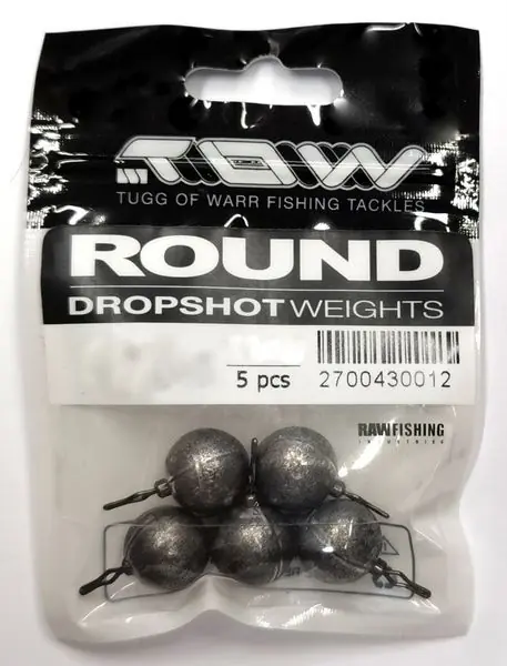 TOW ROUND DROPSHOT WEIGHT 3/8 LBS